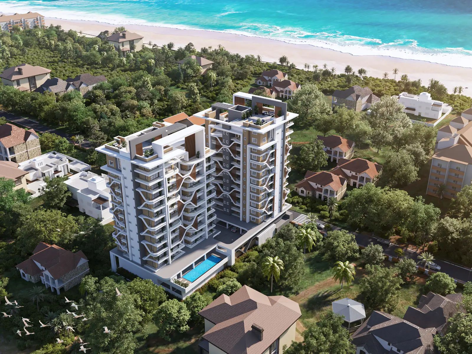 3bedroom sea view on going project on sale Nyali Mombasa